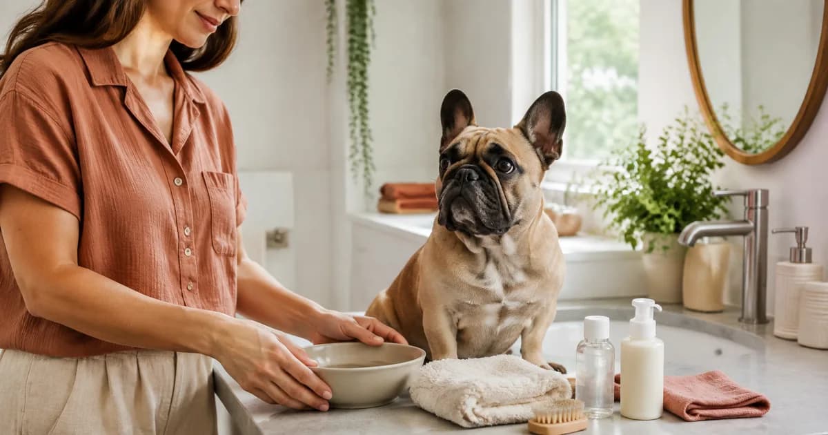 Akne und Pyodermie am Kinn bei Frenchies