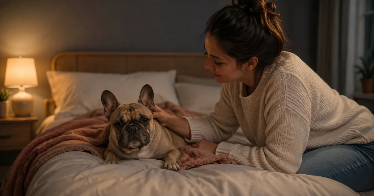 Französische Bulldogge bellt nachts: Lösungen