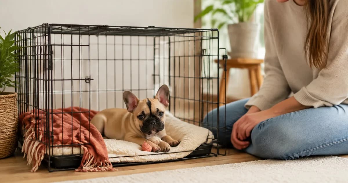 Kistentraining für Französische Bulldoggen: Erste Woche