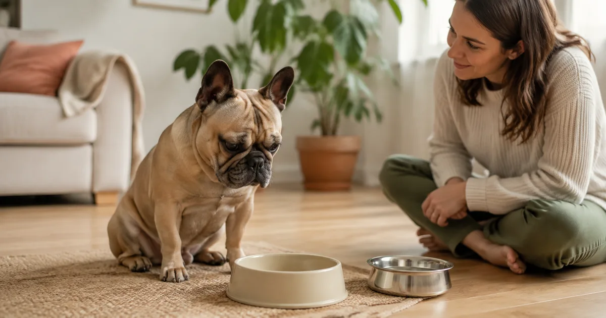 Französische Bulldogge frisst plötzlich nicht mehr?