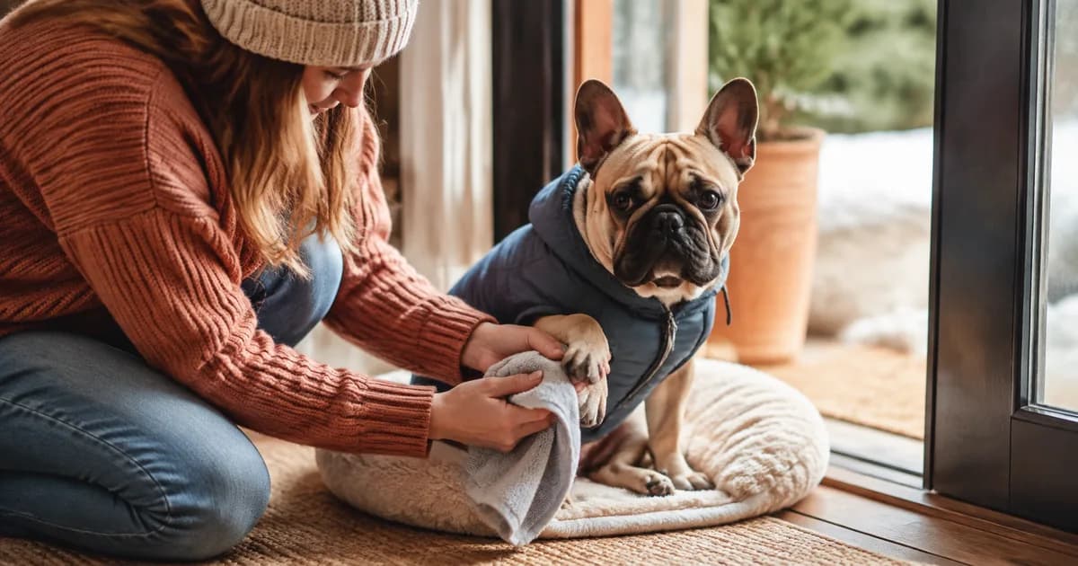 French Bulldog Winter Care: Cold Tolerance & Paw Protection