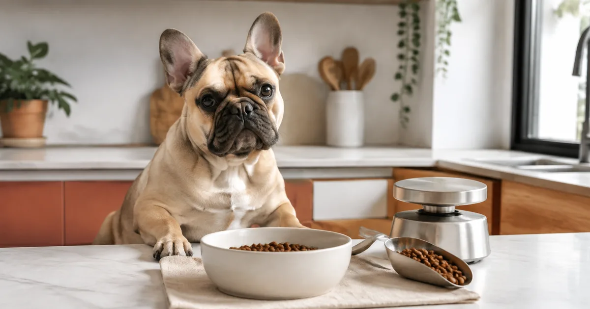 Futtermenge für Französische Bulldoggen nach Gewicht